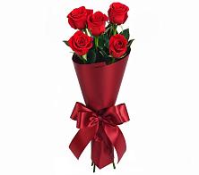 Букет 5 Красных роз Эдлесс Лав в Преображенское