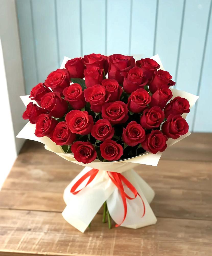 Букет 29 Красных роз в Преображенское