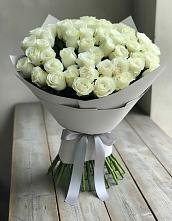 Букет 35 Белых роз в Преображенское