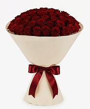 Букет 101 Бордовая роза Блэк Бакарра в Преображенское