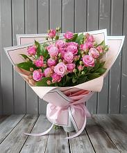 Букет Розовый кустик #REPLACE_PRED# Преображенское
