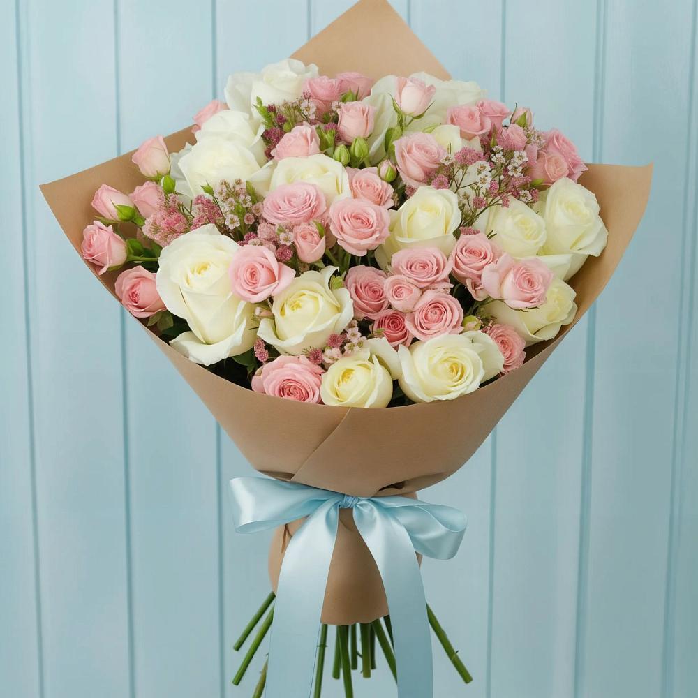 Букет цветов из: Розы в Преображенское