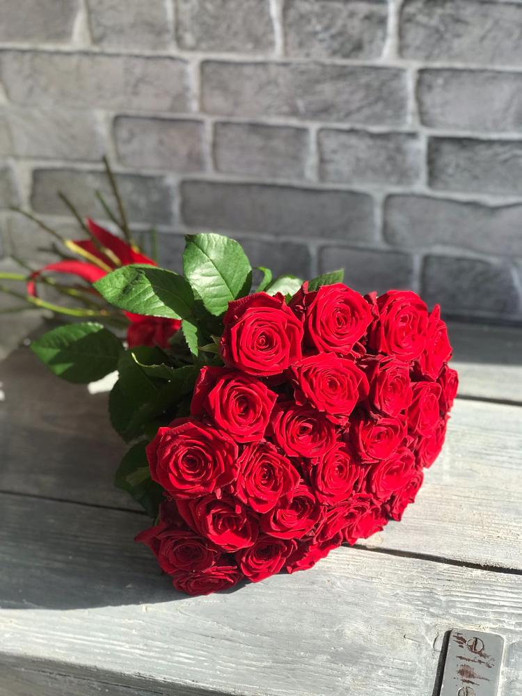 Букет Красные розы Фридом в Преображенское