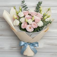 Букет цветов из:  Лизиантусы #REPLACE_PRED# Преображенское