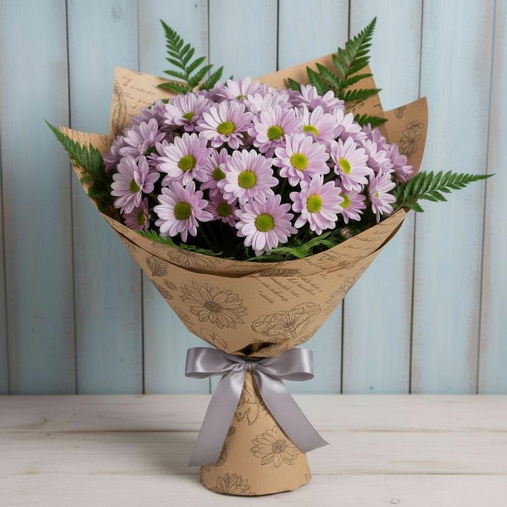 Букет цветов из: Хризантемы в Преображенское