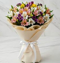 Букет цветов из:  Альстромерии #REPLACE_PRED# Преображенское