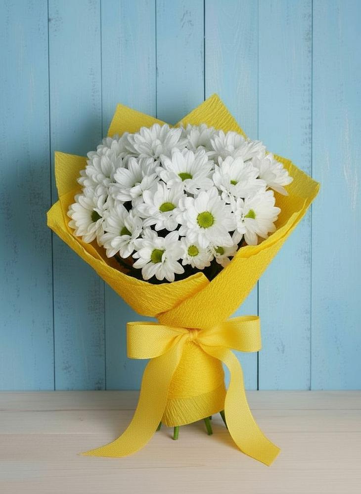 Букет цветов из: Хризантемы в Преображенское