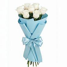 Букет 7 белых роз Проуд #REPLACE_PRED# Преображенское