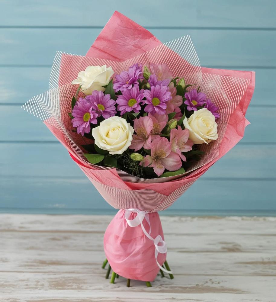 Букет цветов из: Герберы в Преображенское