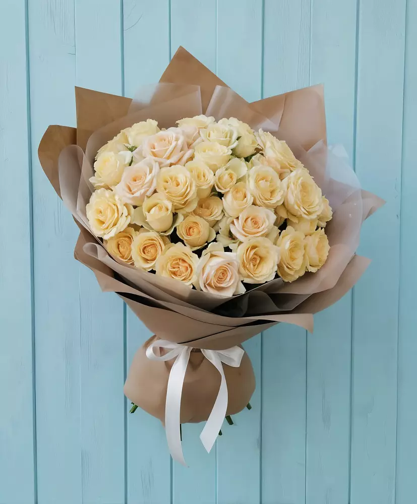 Букет Кремовое облако в Преображенское