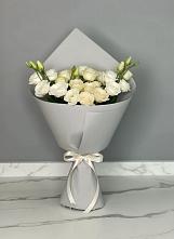 Букет цветов из:  Розы и Лизиантусы в Преображенское